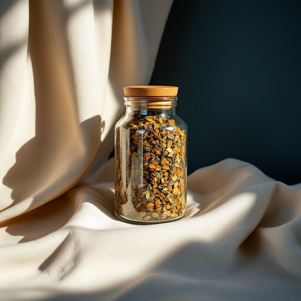 Morning Bliss Herbal Blend — A vibrant herbal blend of green rooibos, lemon balm, and ginger for an uplifting